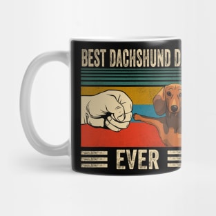 Best Dachshund Dad Ever Vintage Mug